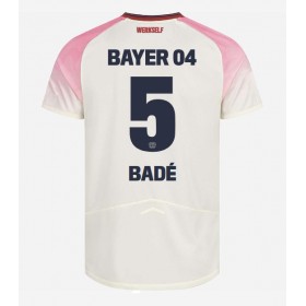 Pánské fotbalový oblečení Bayer Leverkusen Loic Bade #5 Venkovní košile 2025-26 Krátkým Rukávem